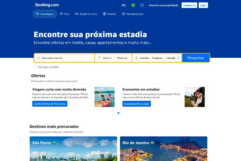 Booking.com é confiável. Entenda os motivos pelos quais nos afiliamos