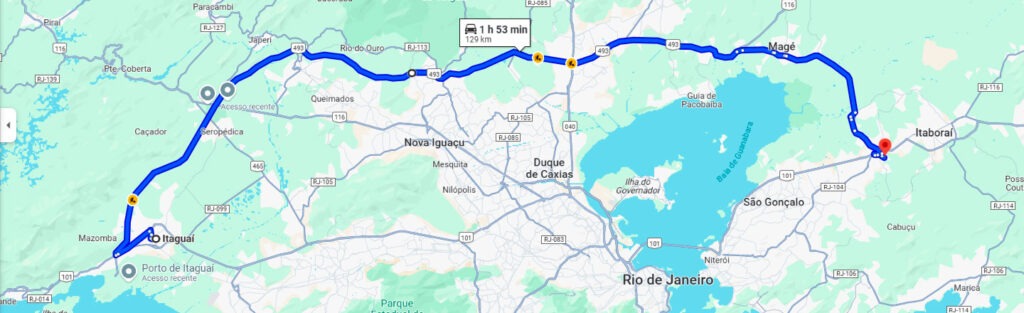 Arco Metropolitano - Itaguaí x Manilha