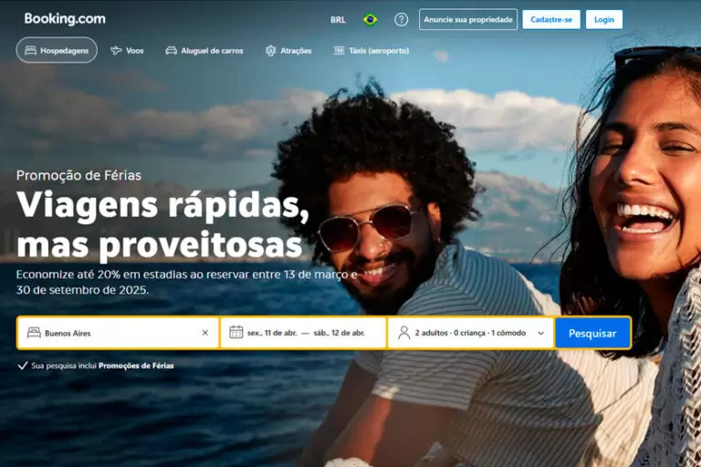 Promoção de Férias Booking.com