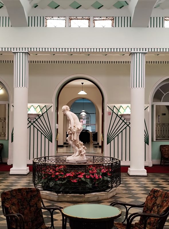Jardim de inverno Palace Hotel em Poços de Caldas